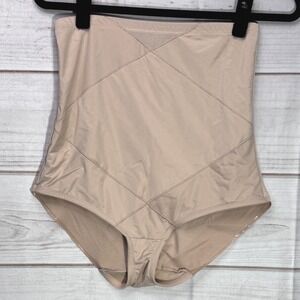 Cupid Womens High Waist Shapewear Brief Beige Firm Control Shaper 5785 Size 3XL